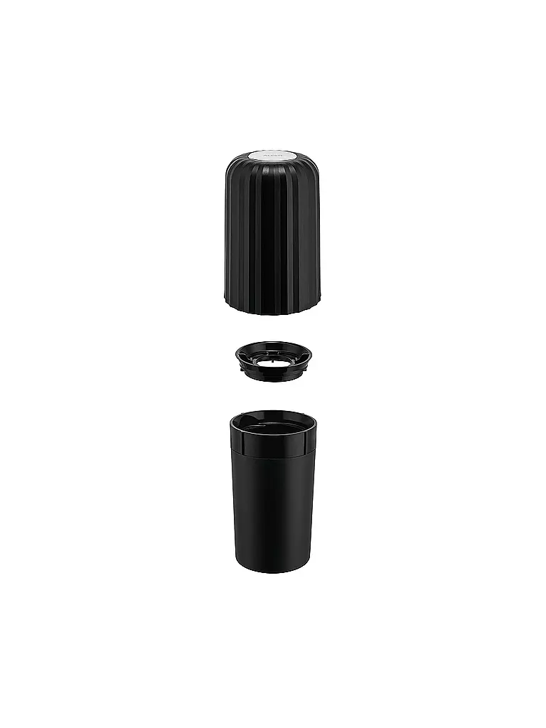 ALESSI | Kapselcrusher PLISSE Black | schwarz