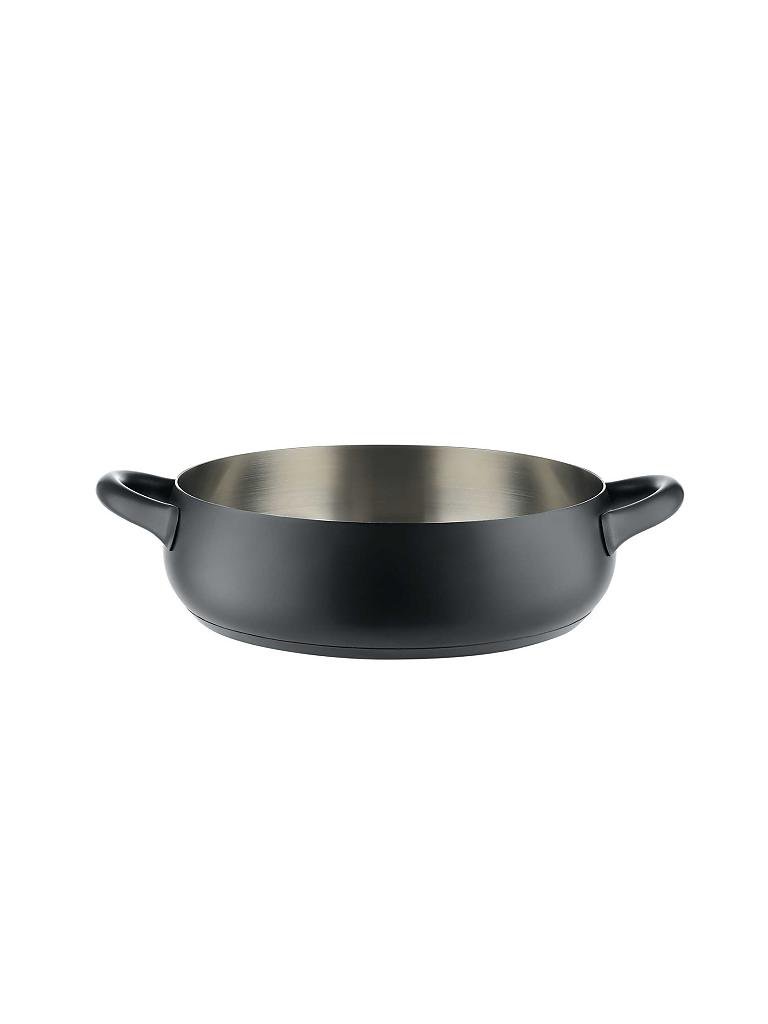 ALESSI | Kasserolle flach "Mami" 28cm/4,6L | schwarz