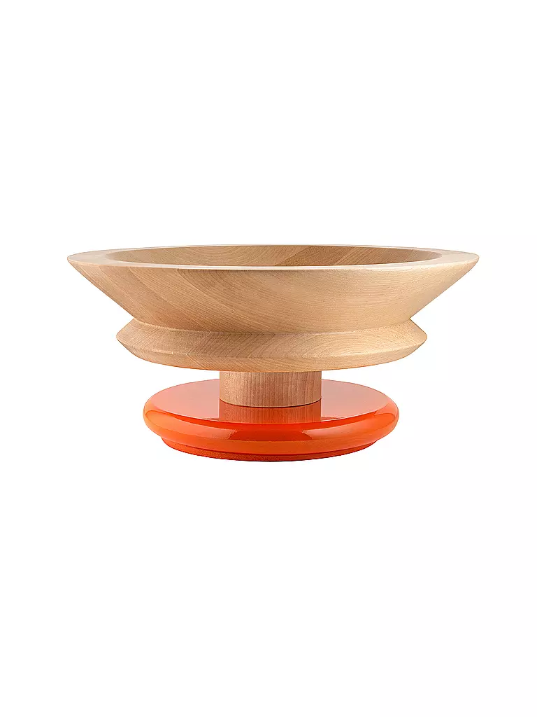 ALESSI | Schale Lindenholz 30cm | orange