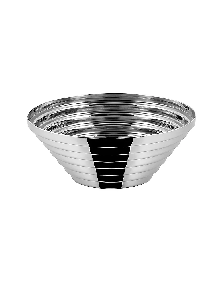 ALESSI | Schale rund MAYA 20cm Edelstahl | silber