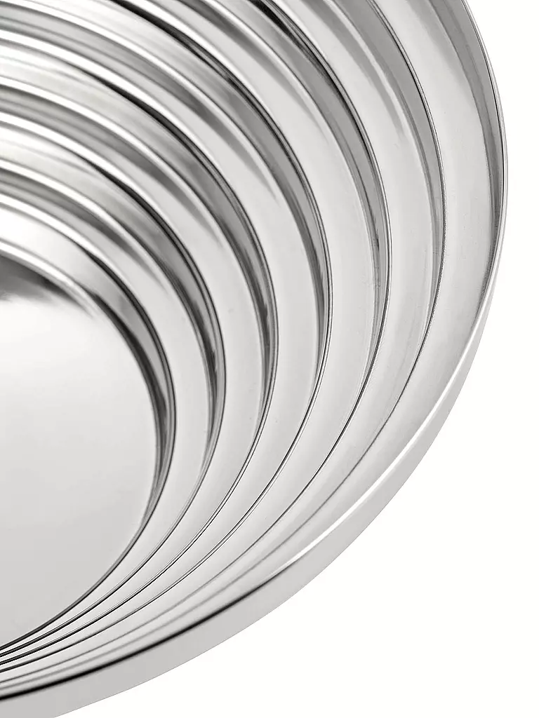 ALESSI | Schale rund MAYA 20cm Edelstahl | silber