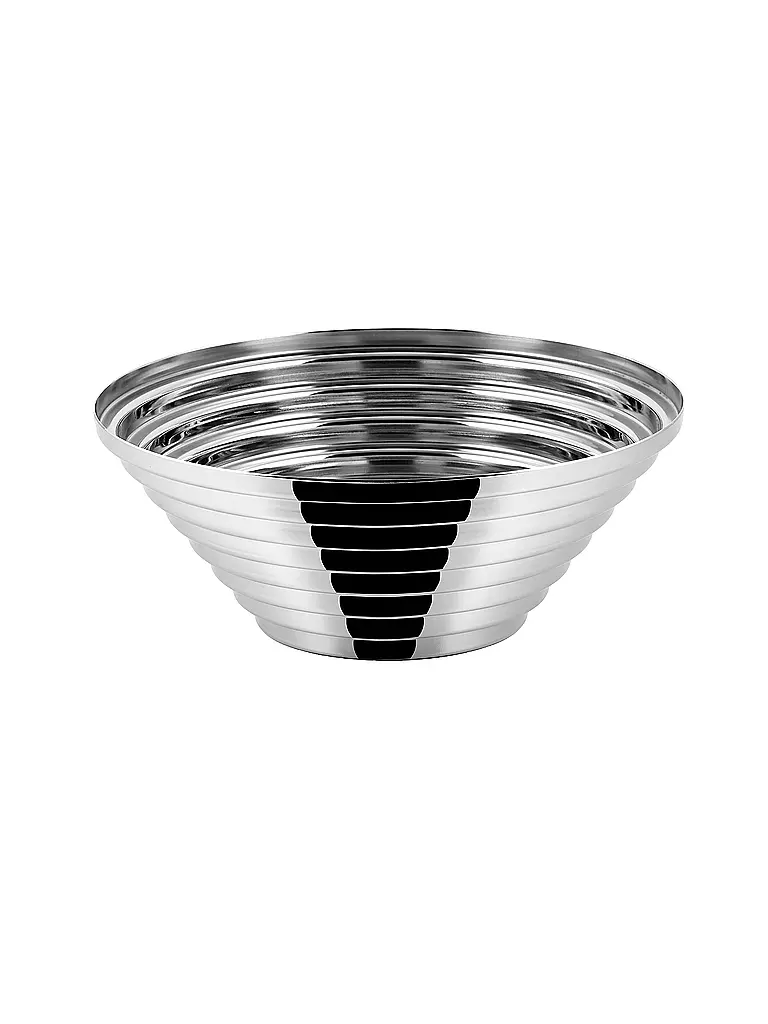 ALESSI | Schale rund MAYA 25cm Edelstahl | silber