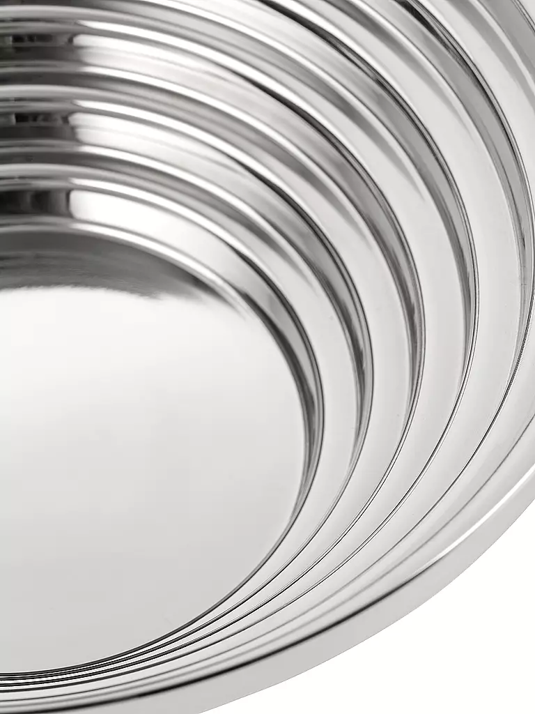 ALESSI | Schale rund MAYA 25cm Edelstahl | silber
