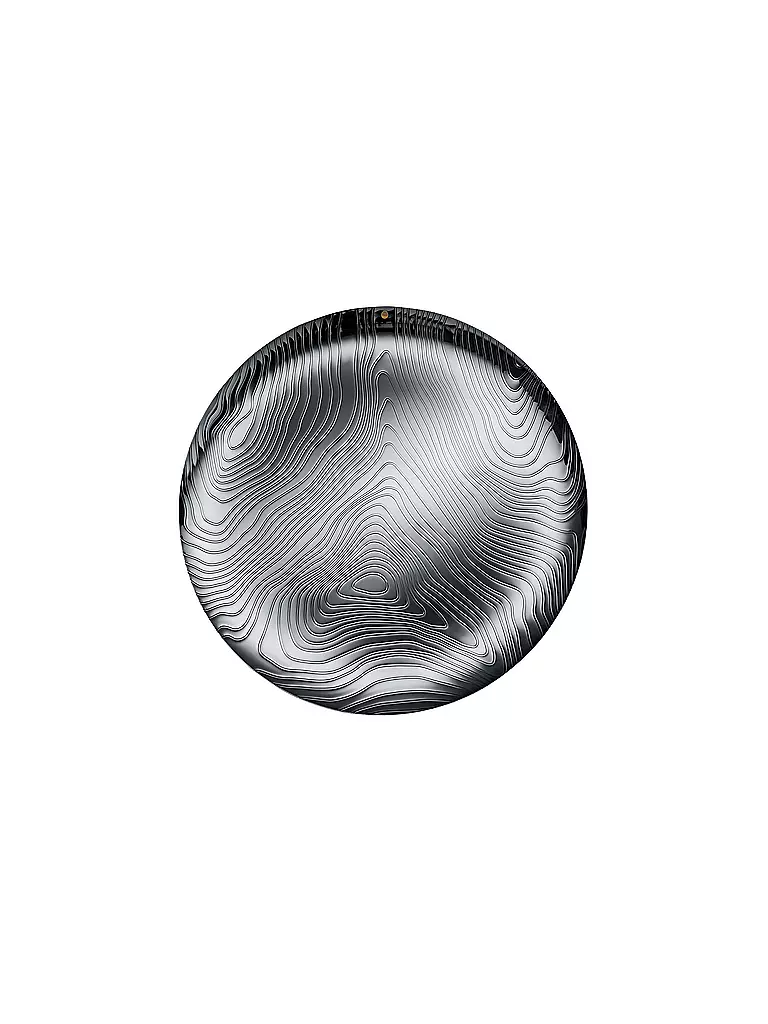 ALESSI | Tablett Veneer 42cm Edelstahl | silber