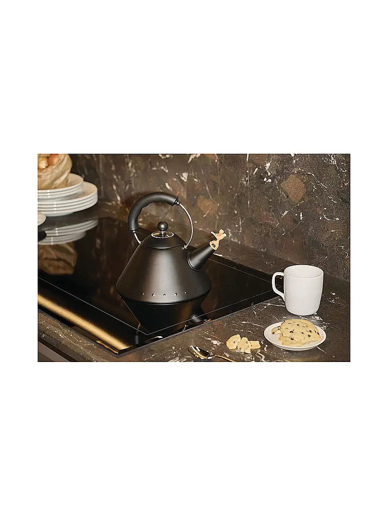 ALESSI | Wasserkessel 2l Michael Graves Schwarz | Schwarz