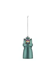 ALESSI | Weihnachtsschmuck  PRISM 11cm Gold/Dek. | petrol