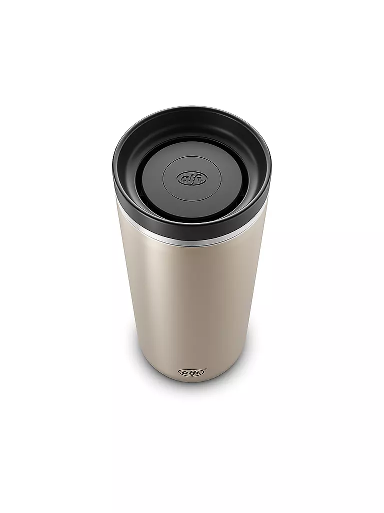 ALFI | Coffee to go-Becher 0,38l MUG PRO Champagne | silber