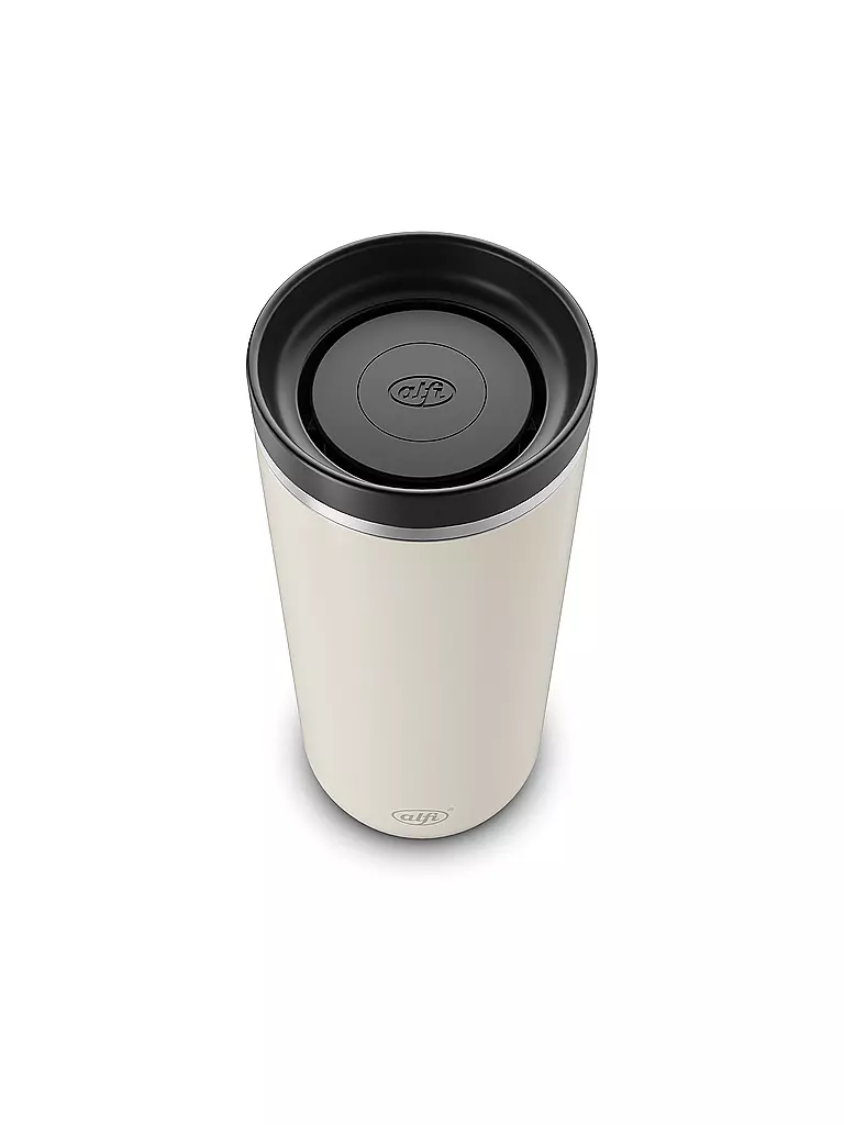 ALFI | Coffee to go-Becher 0,38l MUG PRO Matt Beige | silber