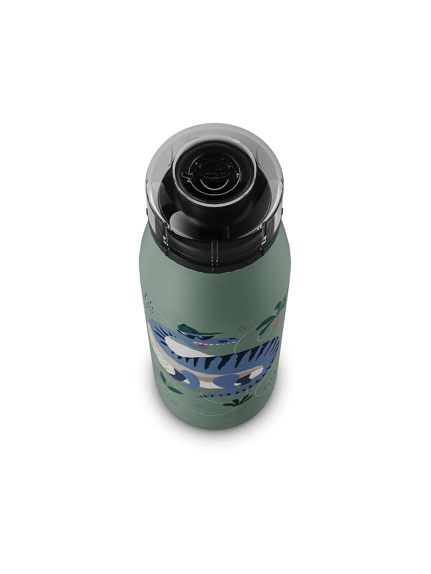 ALFI | Isolierflasche - Thermosflasche Kids 0,35l Crazy Dinos | hellgrün