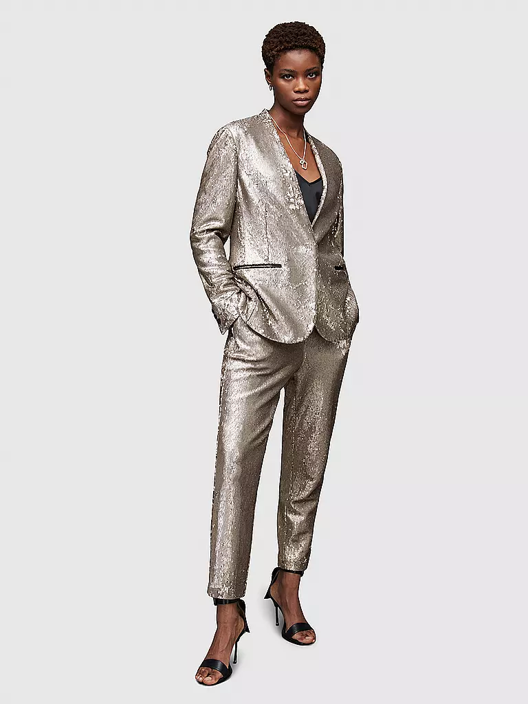 ALLSAINTS | Blazer LEIGH SEQUIN | silber