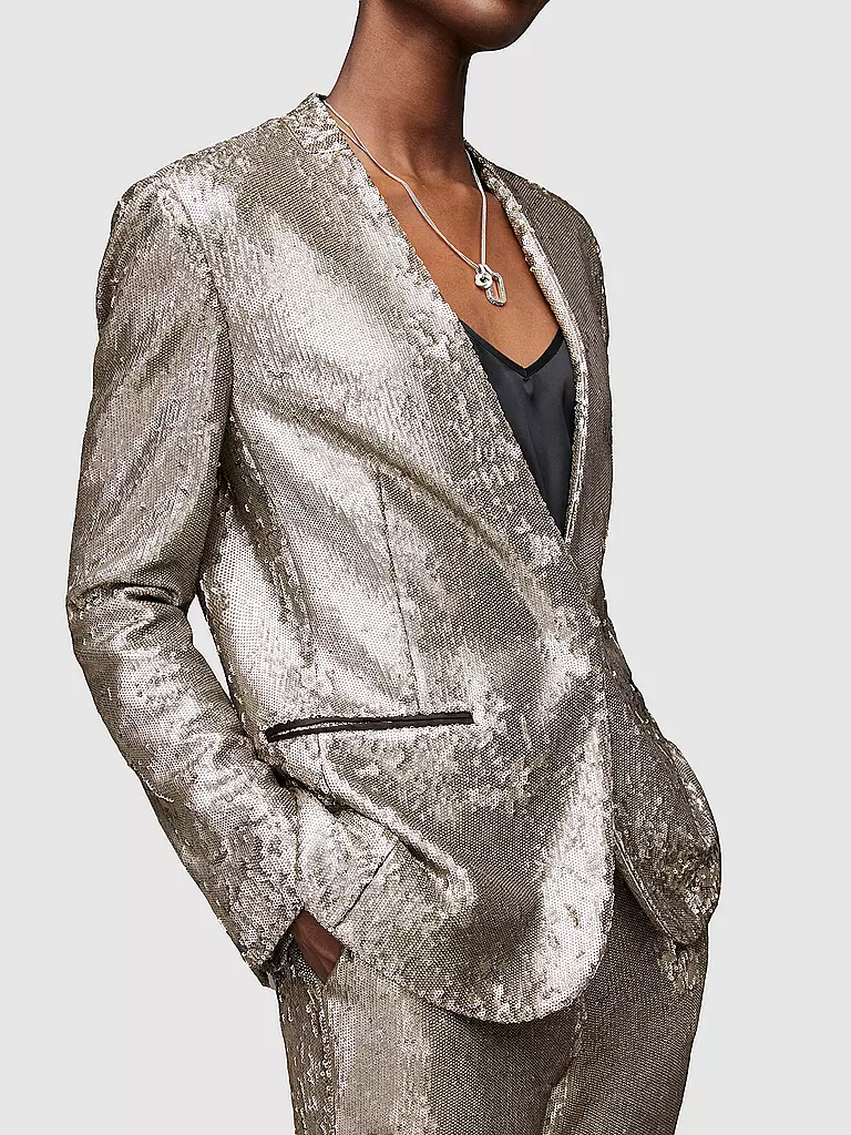 ALLSAINTS | Blazer LEIGH SEQUIN | silber