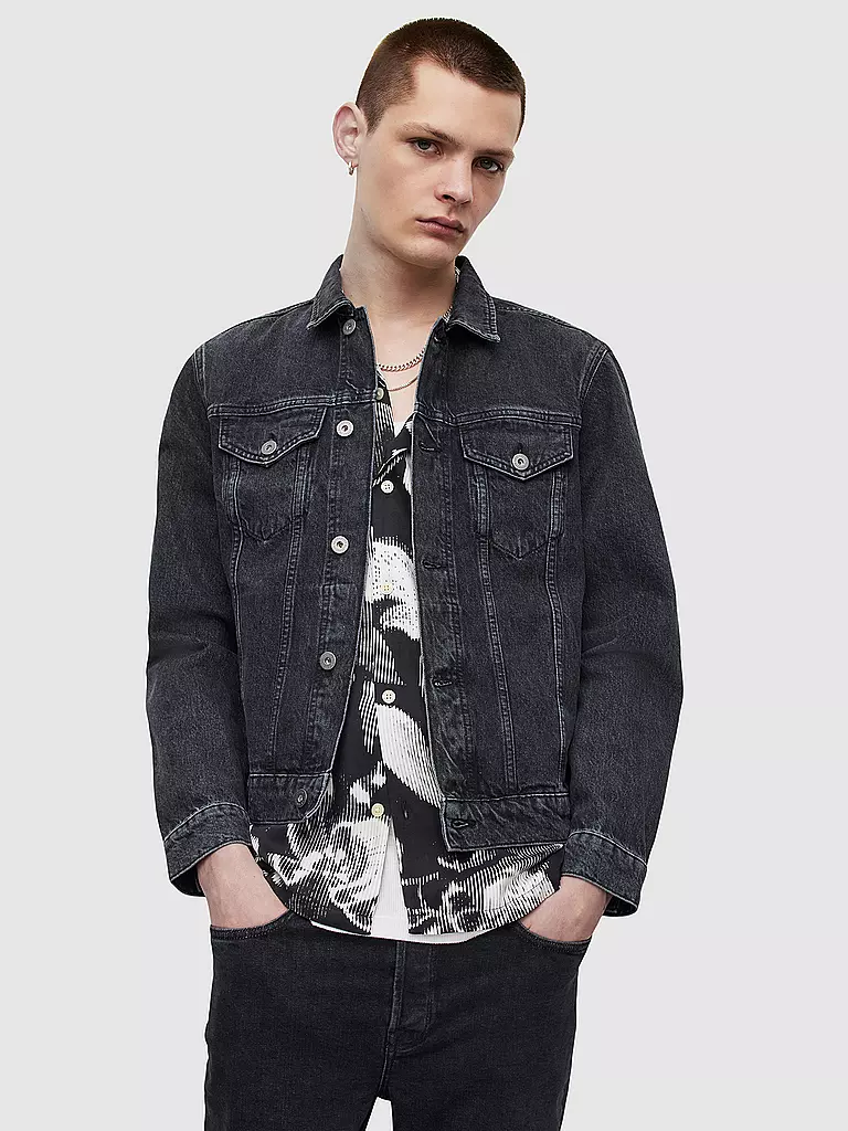 ALLSAINTS | Jeansjacke MONZA | schwarz