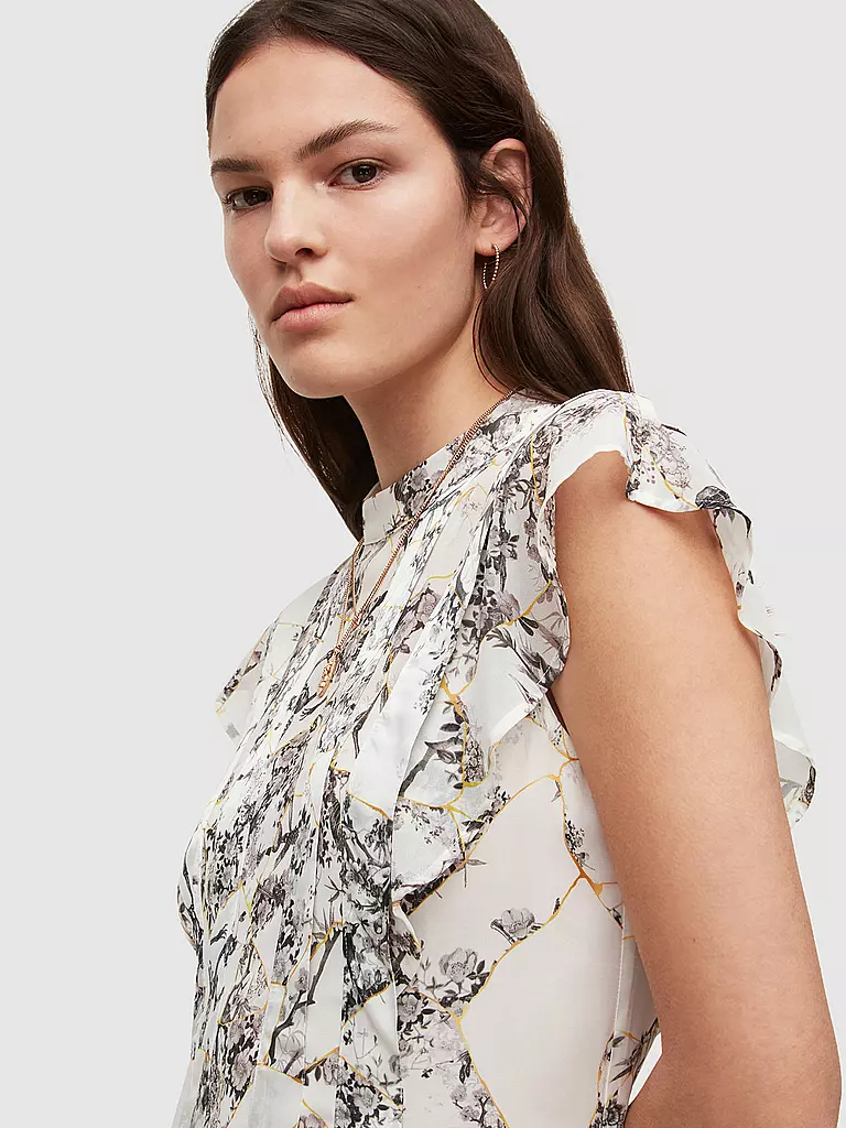 ALLSAINTS | Kleid Fleur Buruberu  | weiss