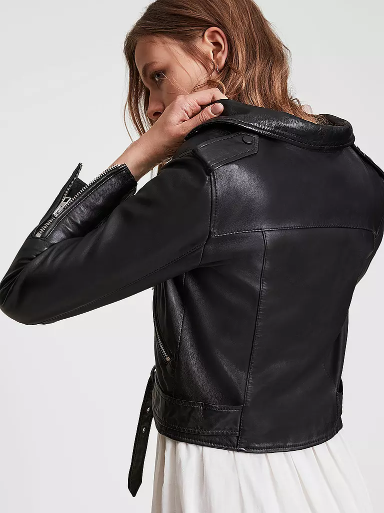 ALLSAINTS | Lederjacke Balfern | schwarz