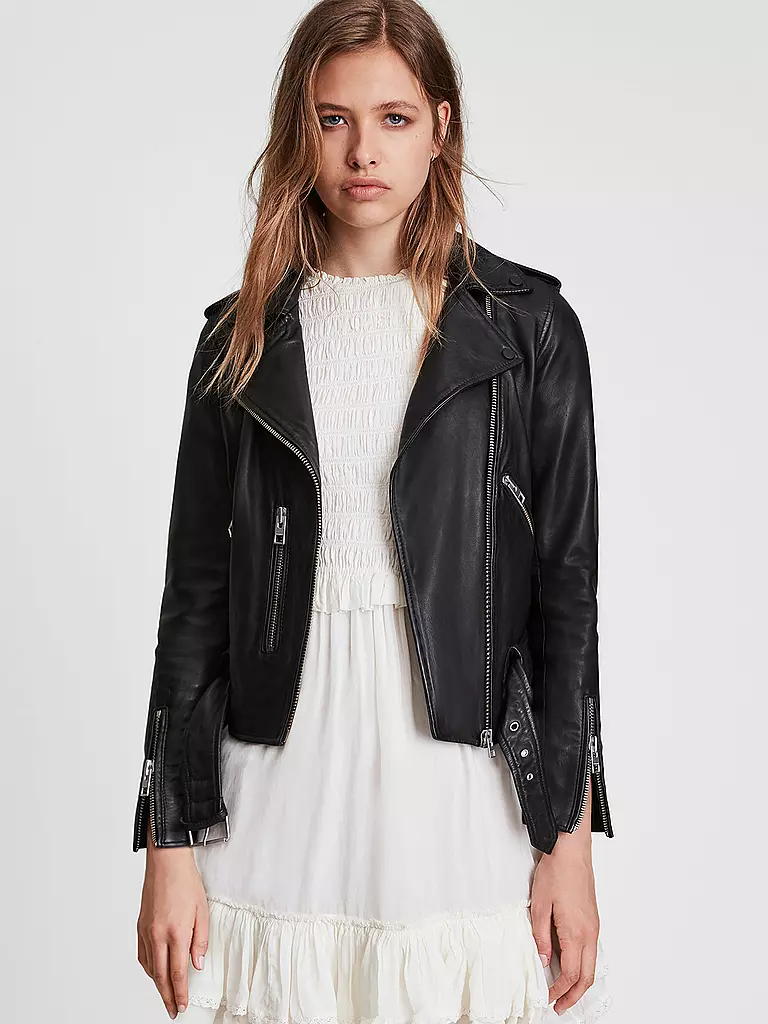 ALLSAINTS | Lederjacke Balfern | schwarz