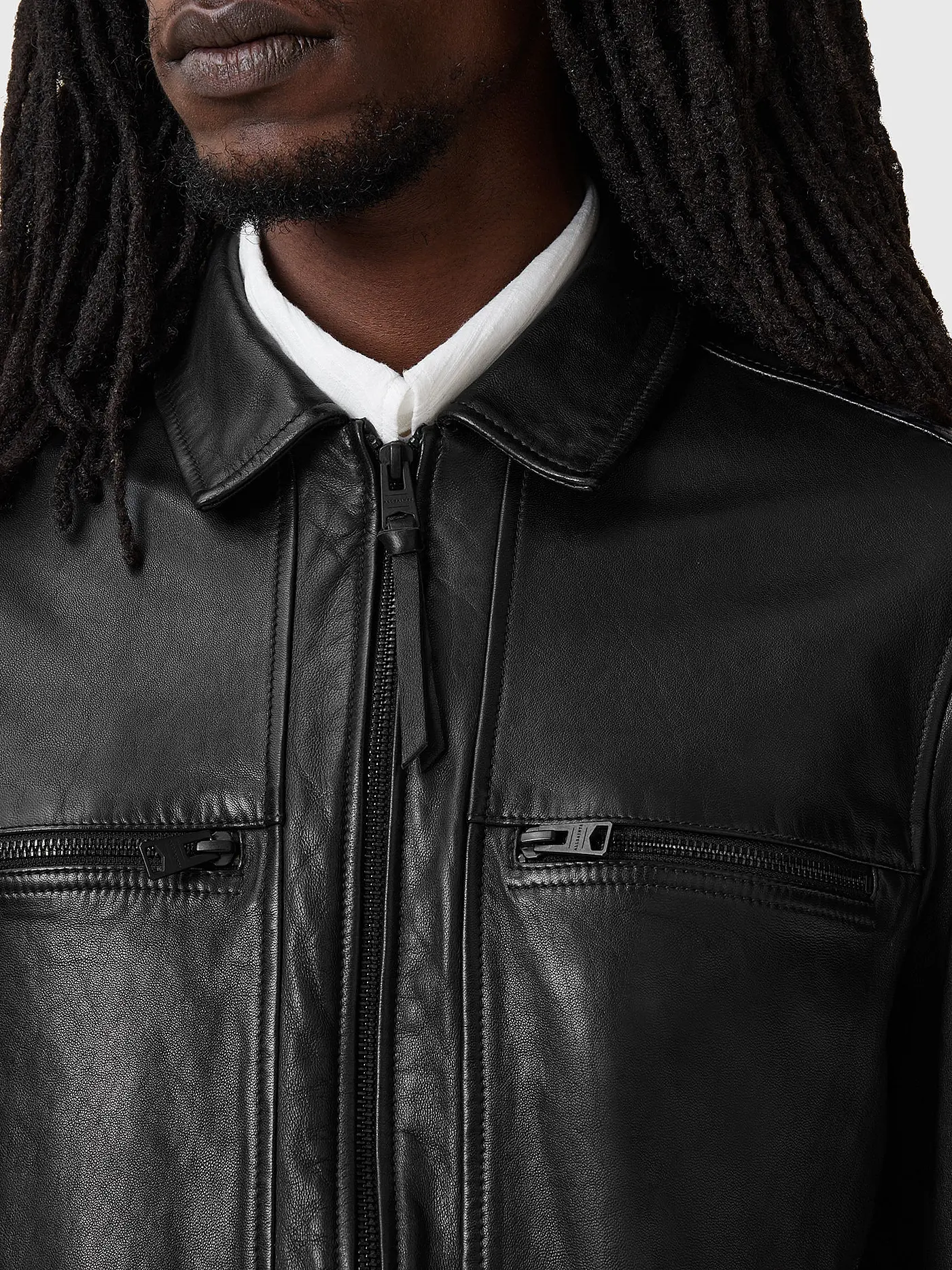 ALLSAINTS | Lederjacke LUCK | schwarz