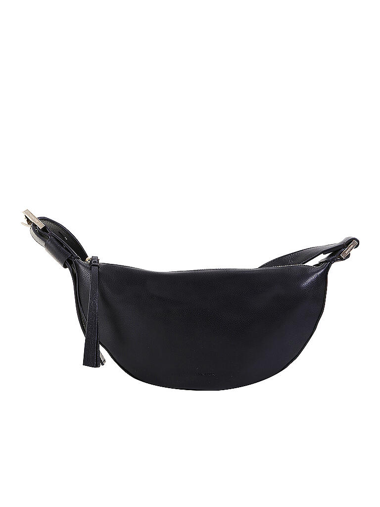 ALLSAINTS | Ledertasche - Umhängetasche Half Moon | schwarz