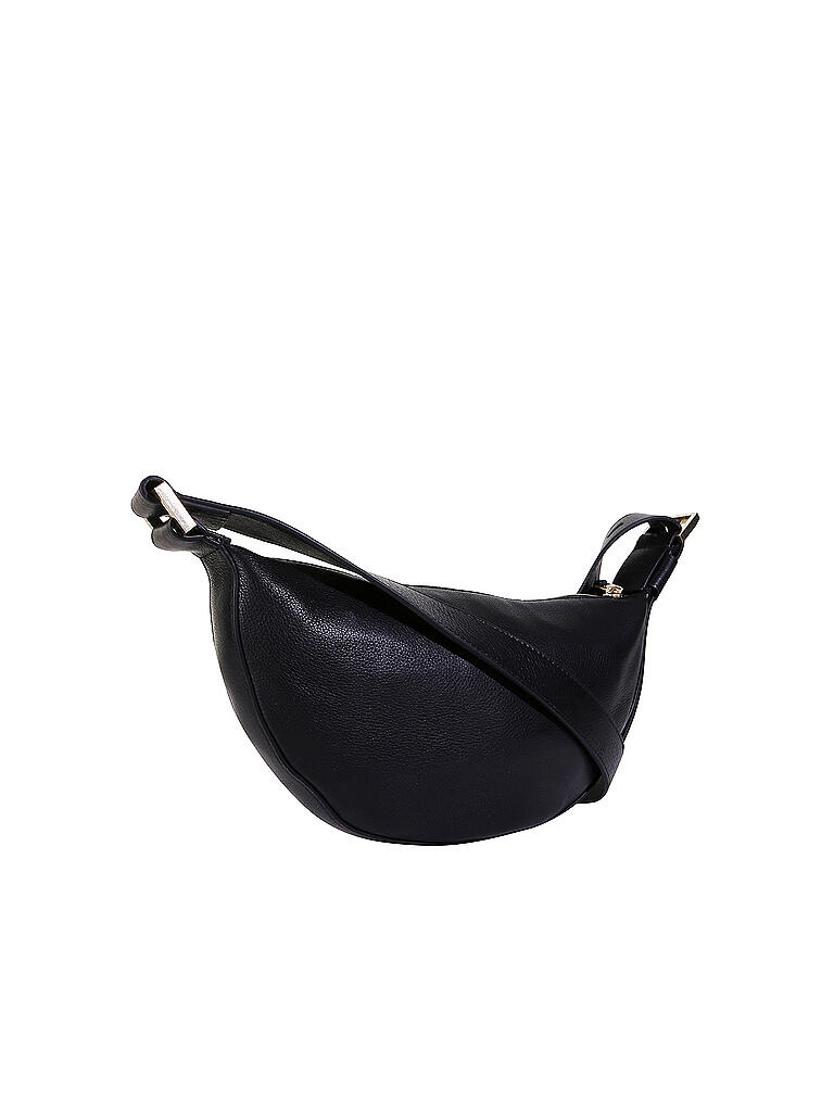 ALLSAINTS | Ledertasche - Umhängetasche Half Moon | schwarz