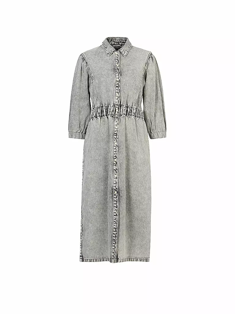 ALLSAINTS | Maxikleid Jeanskleid Osa  | grau
