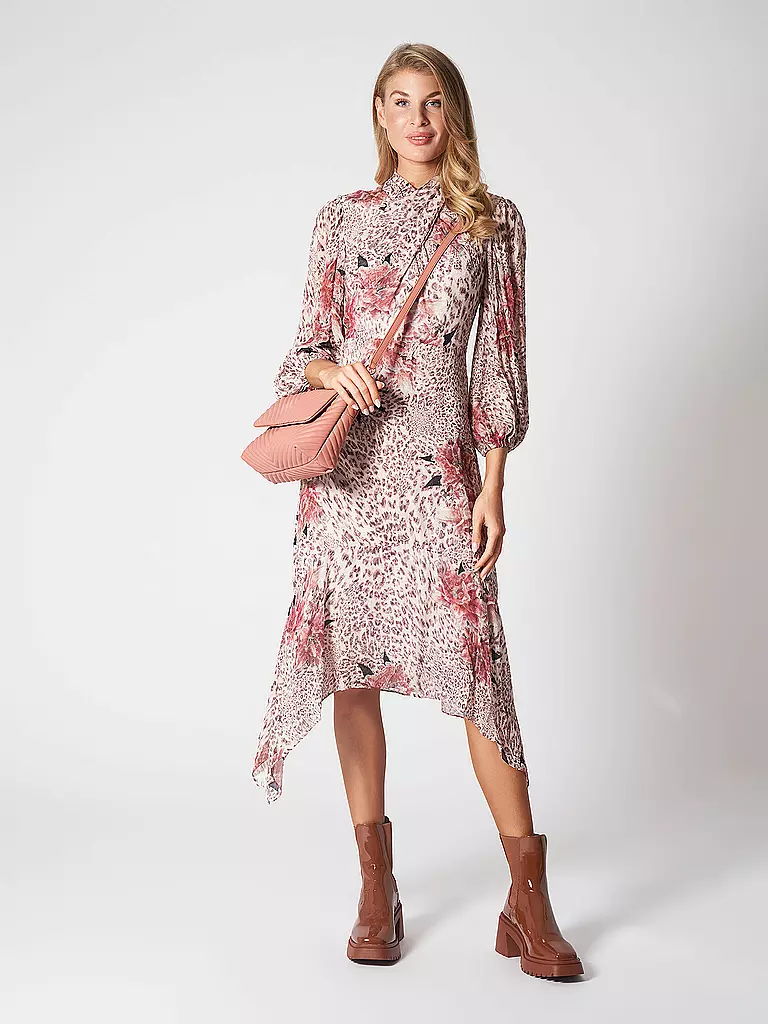 ALLSAINTS | Midikleid ADELAIDE LAERTES | rosa