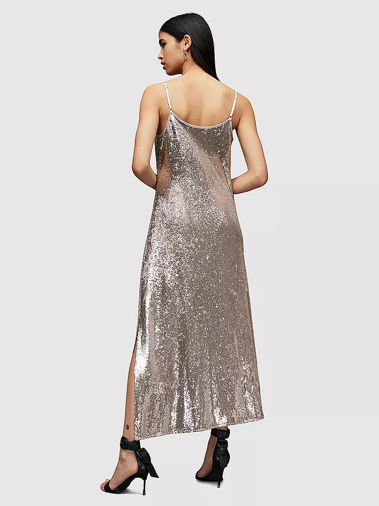 ALLSAINTS | Midikleid HADLEY SEQUIN | gold