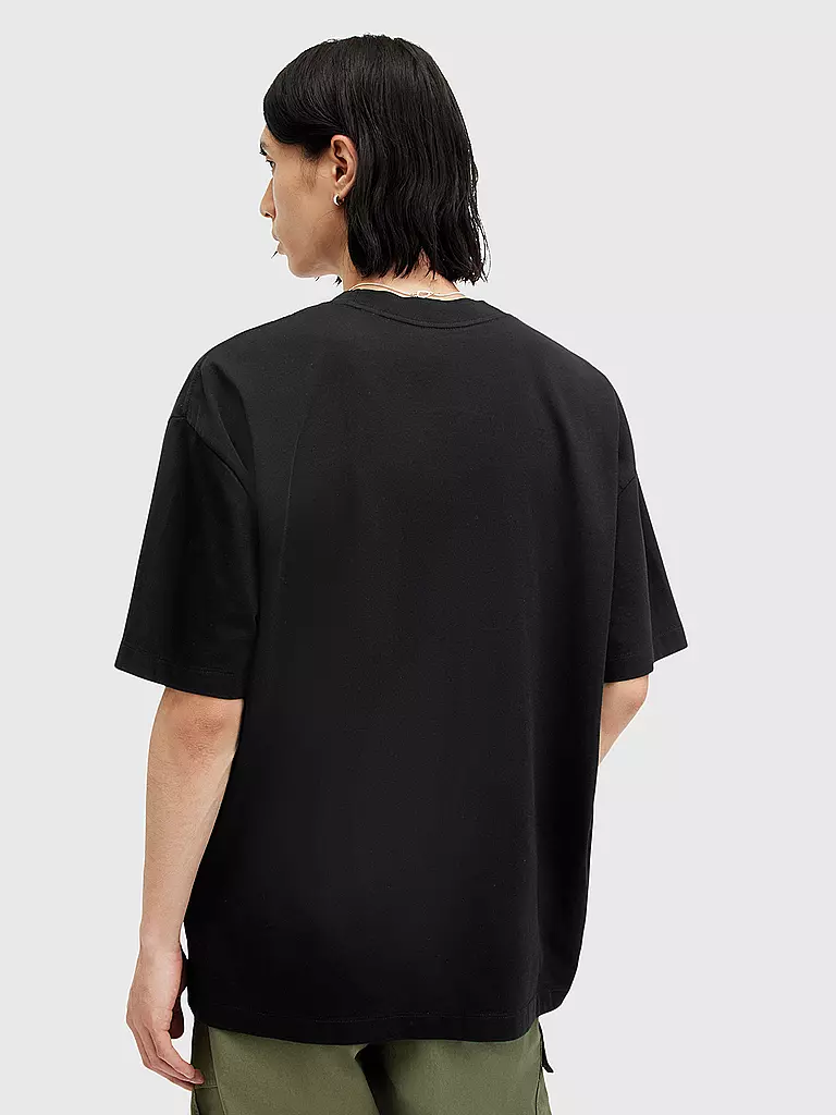 ALLSAINTS | T-Shirt SLANTED | schwarz