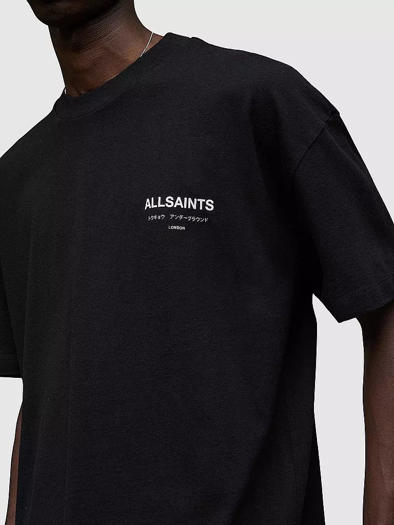 ALLSAINTS | T-Shirt UNDERGROUND | schwarz