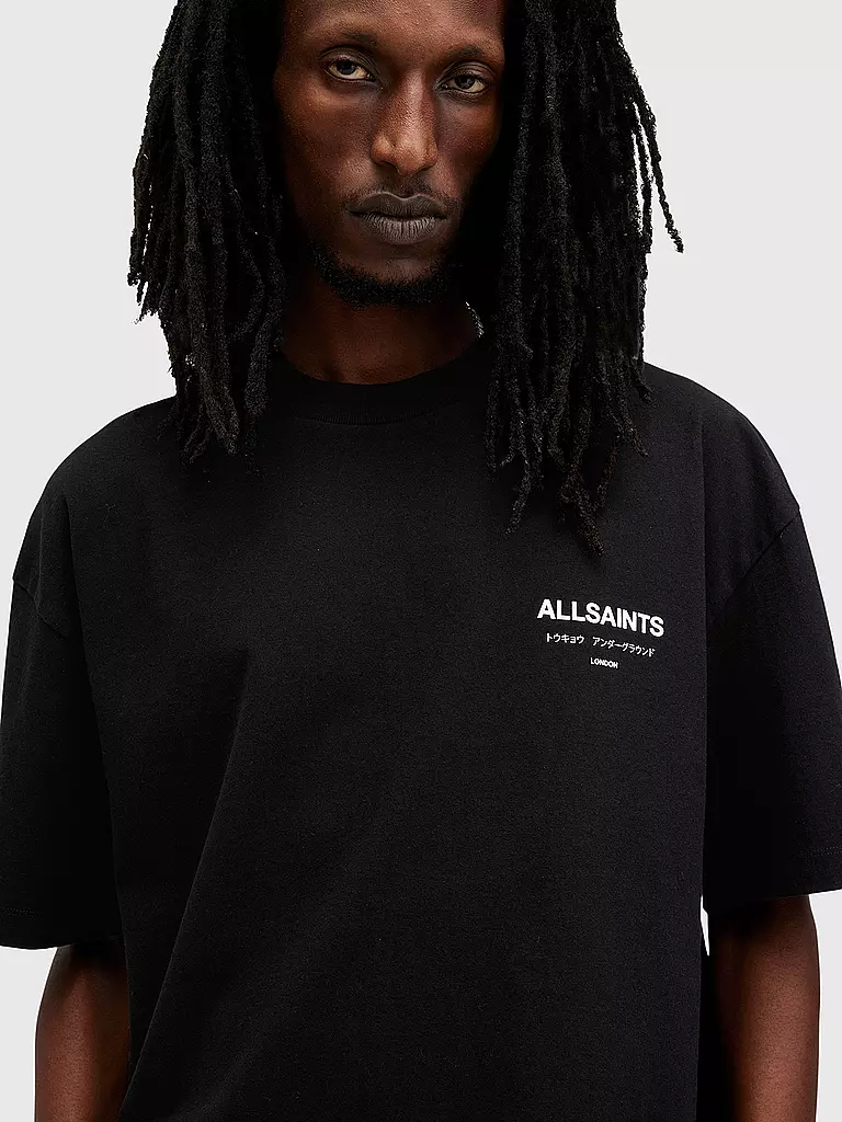 ALLSAINTS | T-Shirt UNDERGROUND | schwarz