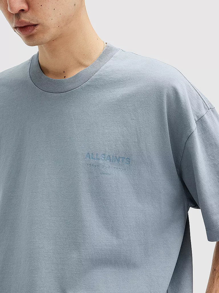 ALLSAINTS | T-Shirt UNGROUND | blau