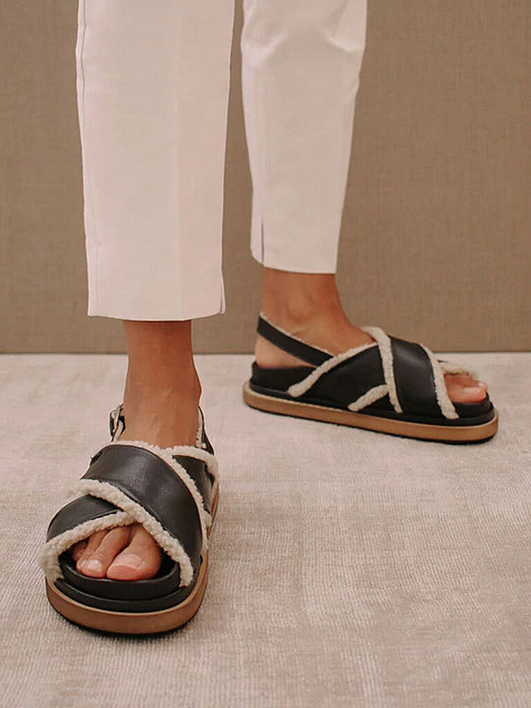 ALOHAS Sandale Marshmallow  schwarz | 36