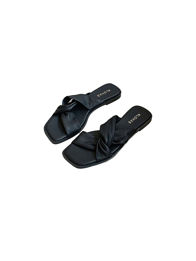 ALOHAS Pantoletten Nomad black schwarz | 37