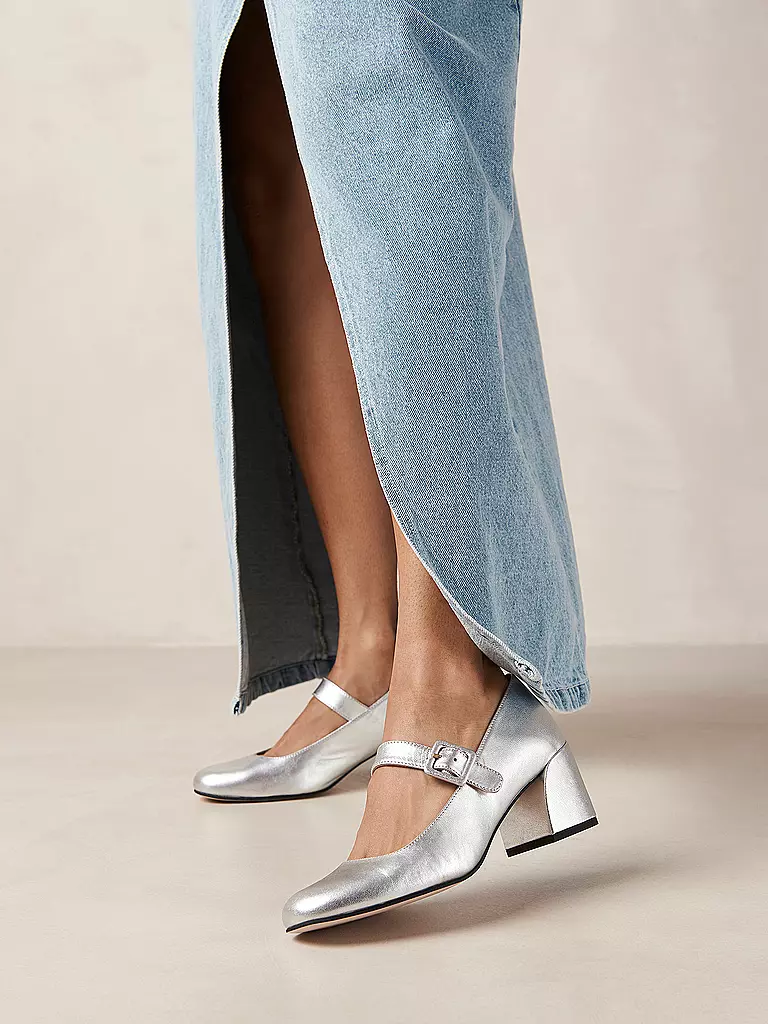 ALOHAS | Pumps LEAH | silber