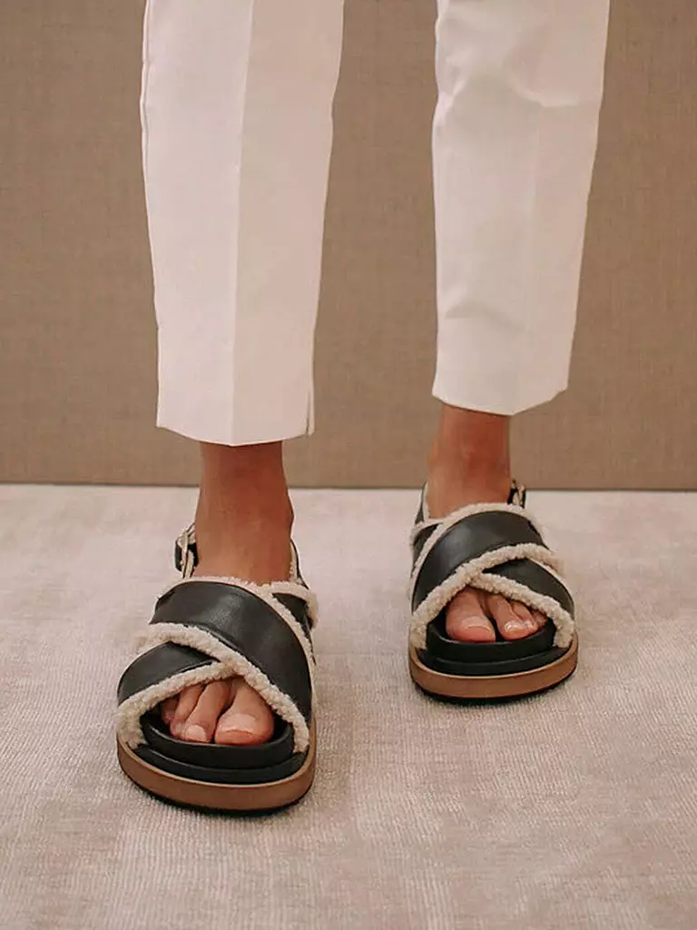 ALOHAS | Sandalen MARSHMALLOW | schwarz