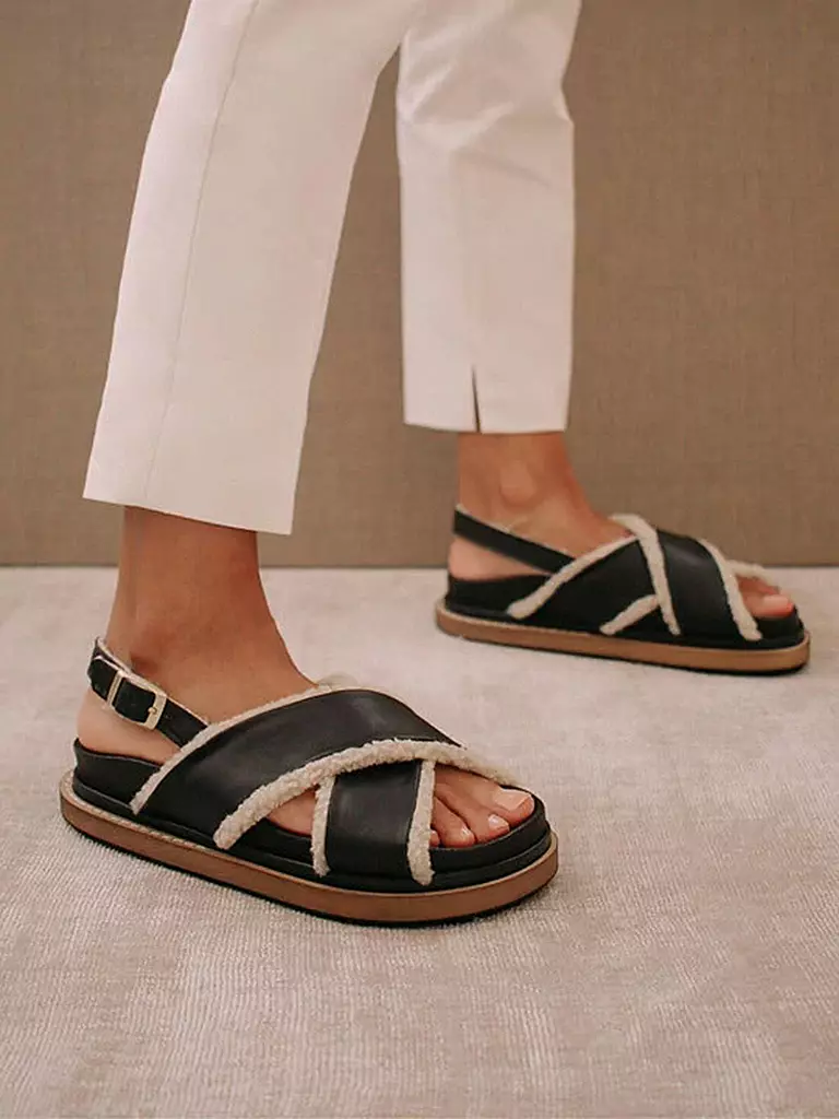 ALOHAS | Sandalen MARSHMALLOW | schwarz