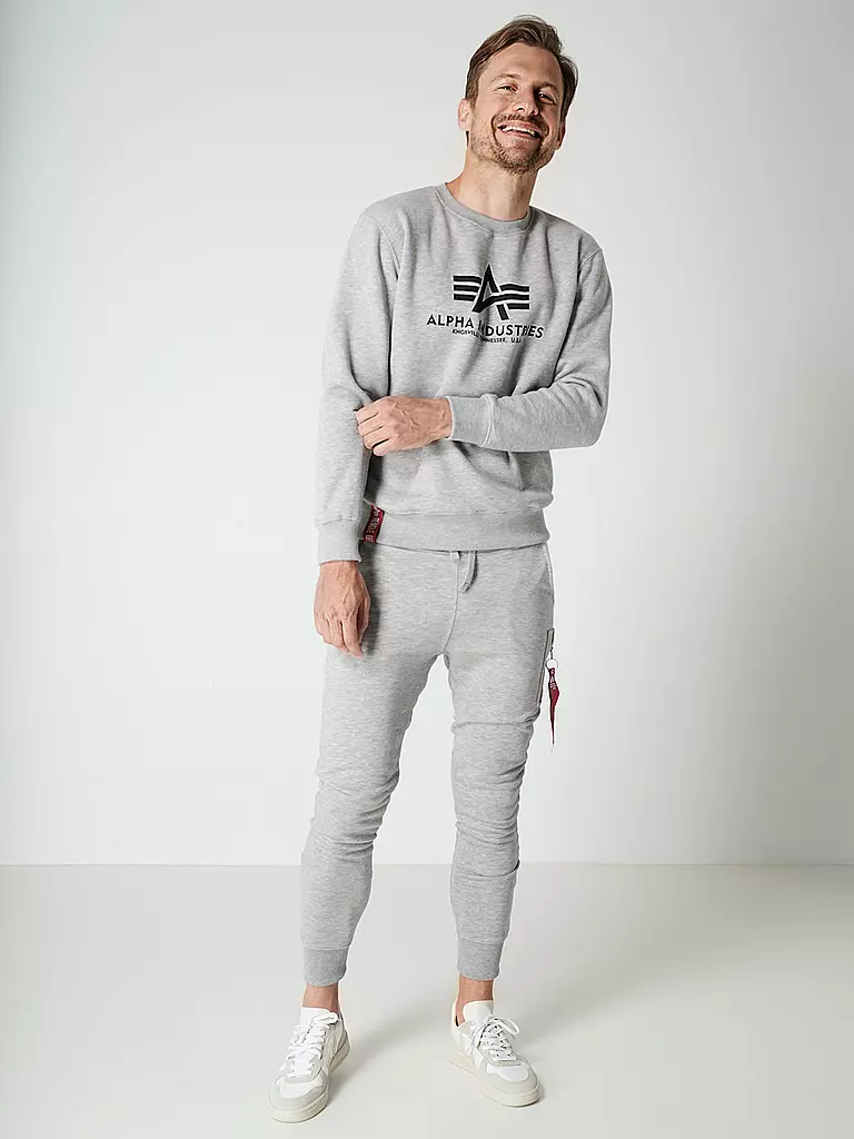 grau Cargo-Jogginghose ALPHA INDUSTRIES