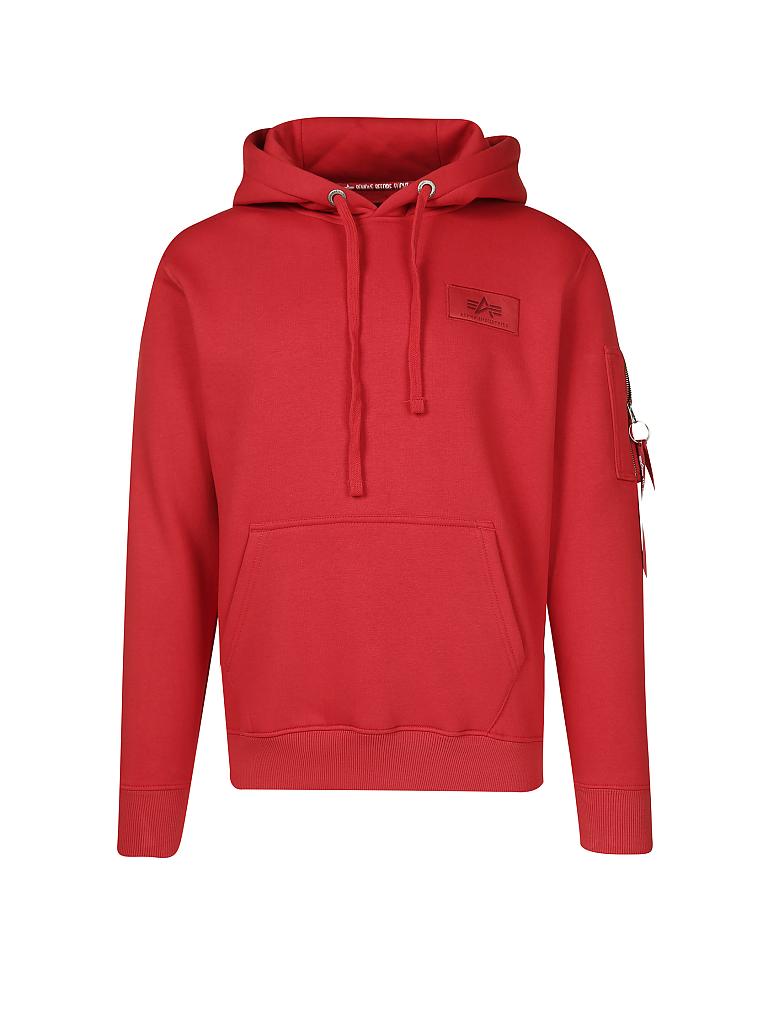 ALPHA INDUSTRIES | Kapuzensweater - Hoodie  | rot