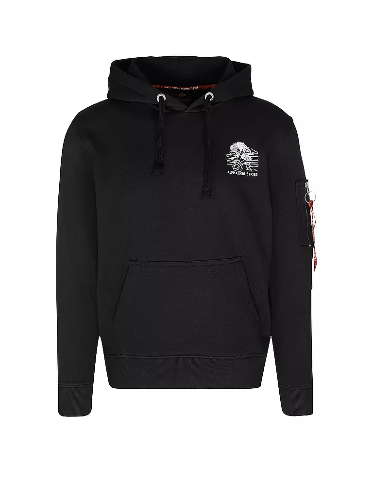 ALPHA INDUSTRIES | Kapuzensweater - Hoodie  | schwarz