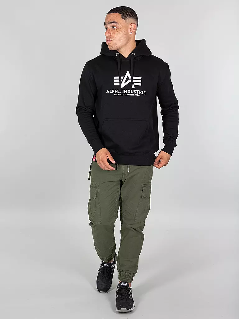 ALPHA INDUSTRIES | Kapuzensweater - Hoodie  | schwarz