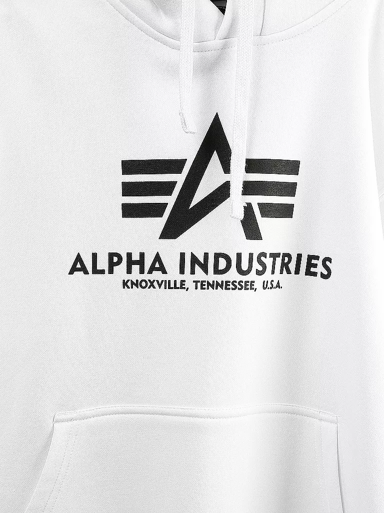 ALPHA INDUSTRIES | Kapuzensweater - Hoodie  | weiss