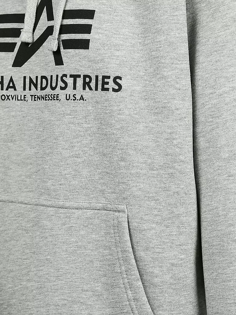 ALPHA INDUSTRIES | Kapuzensweater - Hoodie  | grau