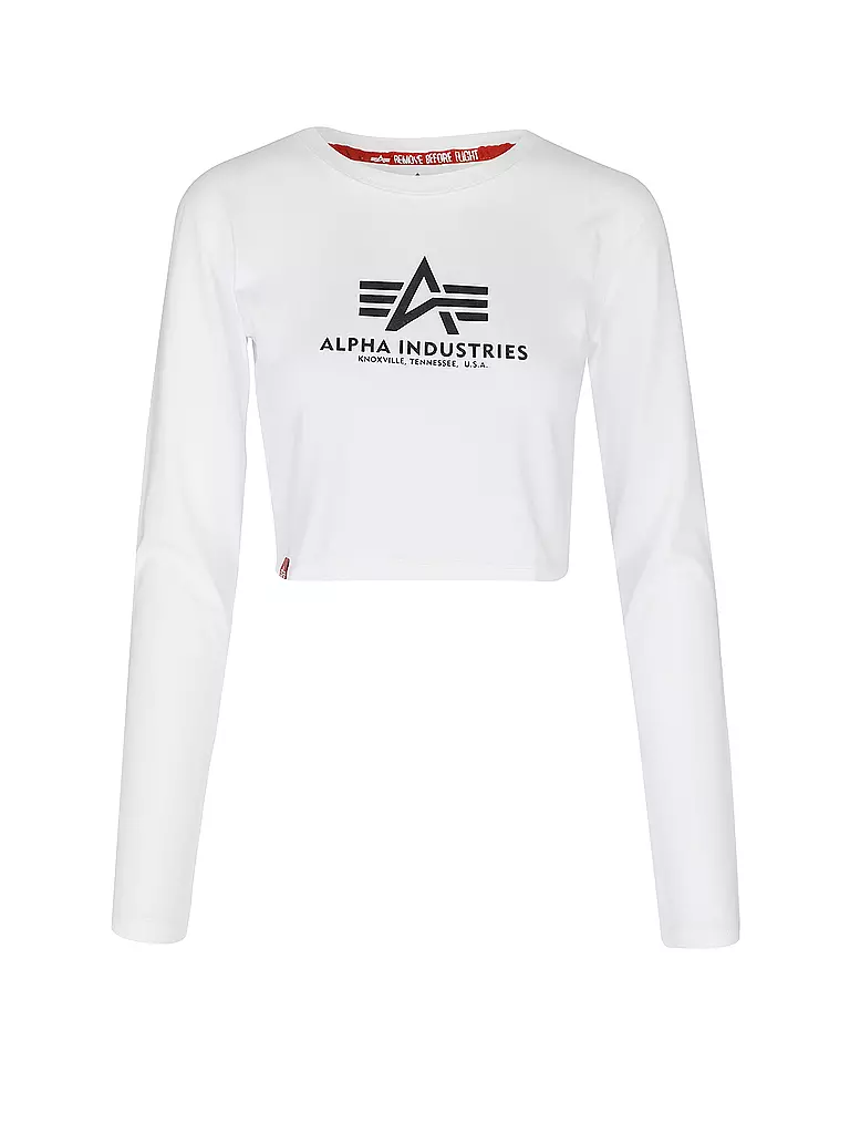 ALPHA INDUSTRIES | Langarmshirt | weiss
