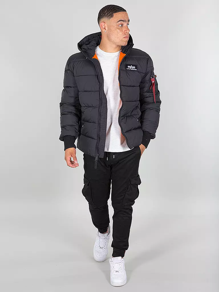 ALPHA INDUSTRIES | Steppjacke | schwarz