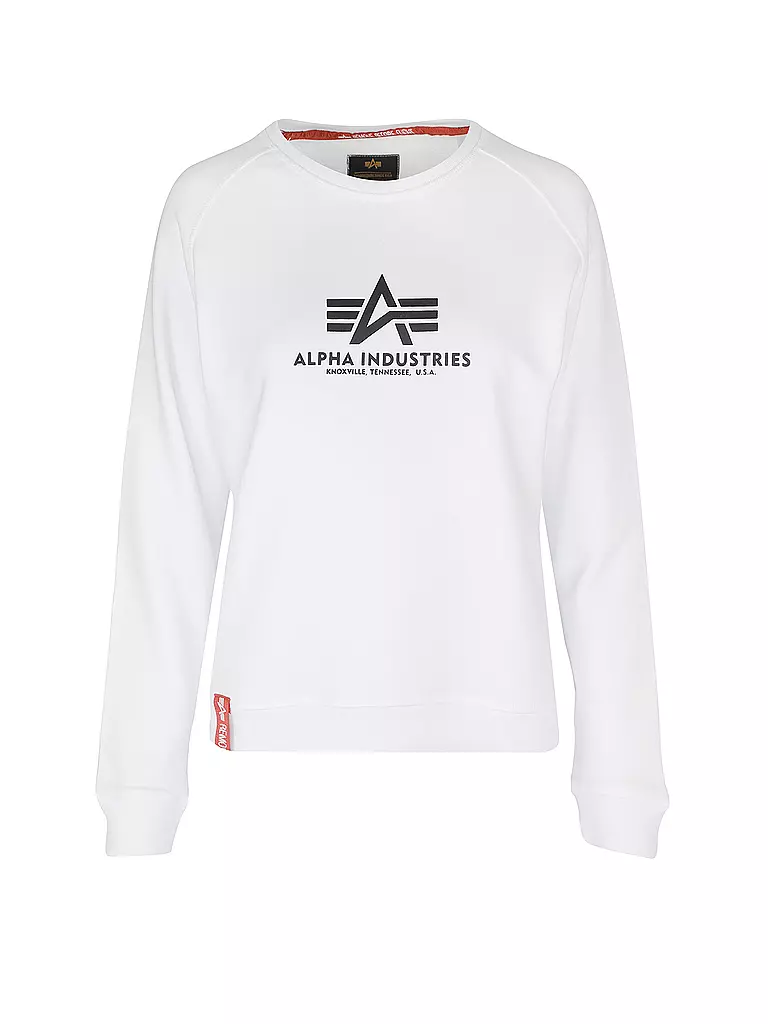 ALPHA INDUSTRIES | Sweater  | weiss