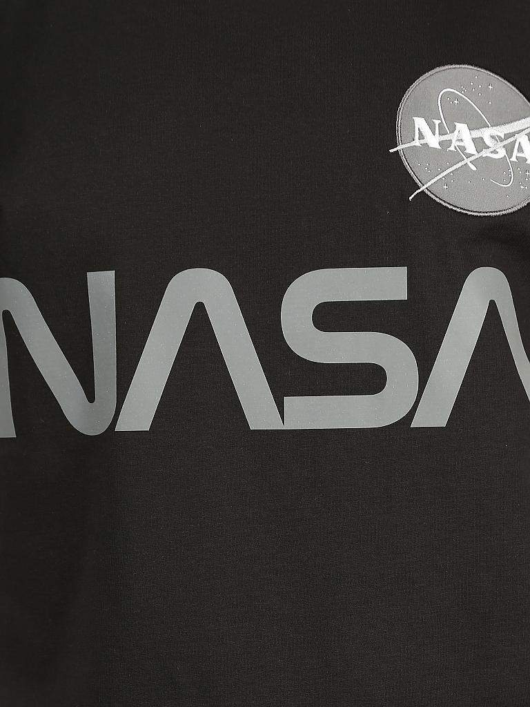 ALPHA INDUSTRIES | T-Shirt "NASA Reflective" | schwarz