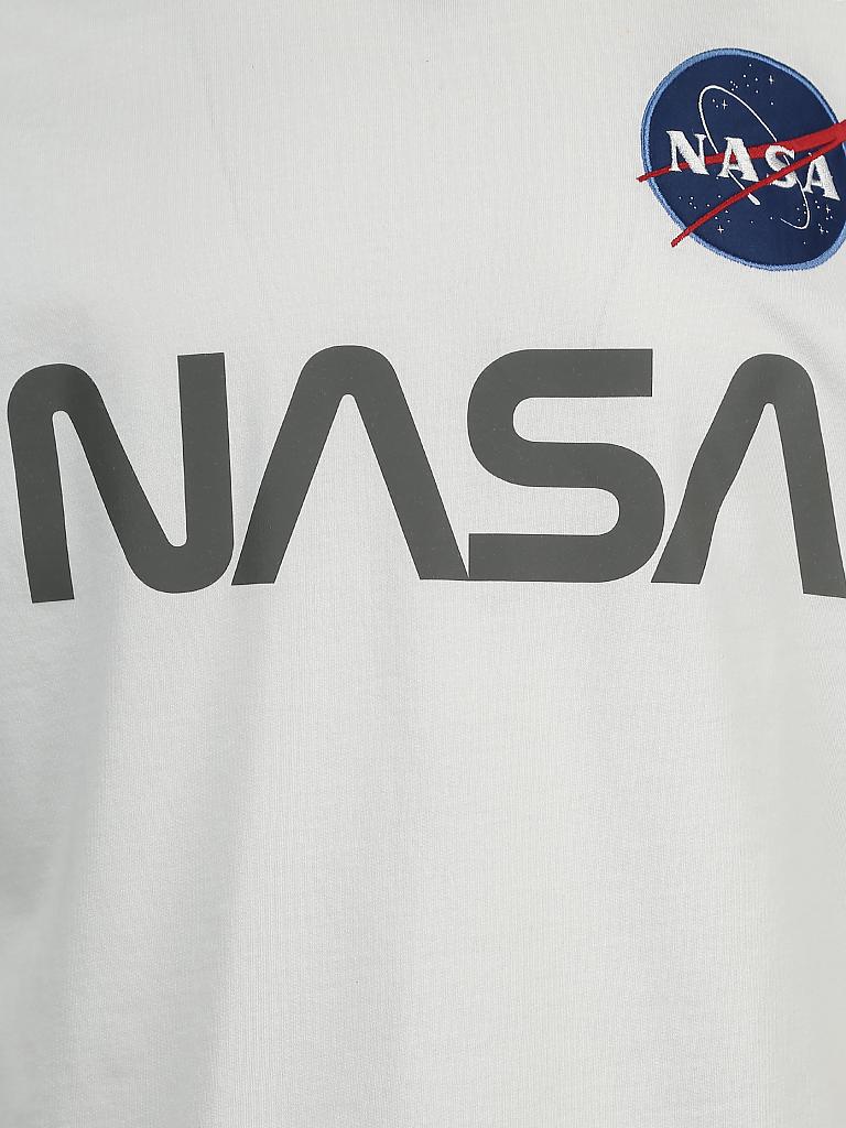 ALPHA INDUSTRIES | T-Shirt "NASA Reflective" | weiß