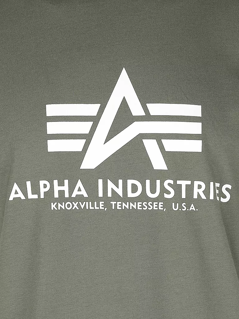 ALPHA INDUSTRIES | T-Shirt  | grün