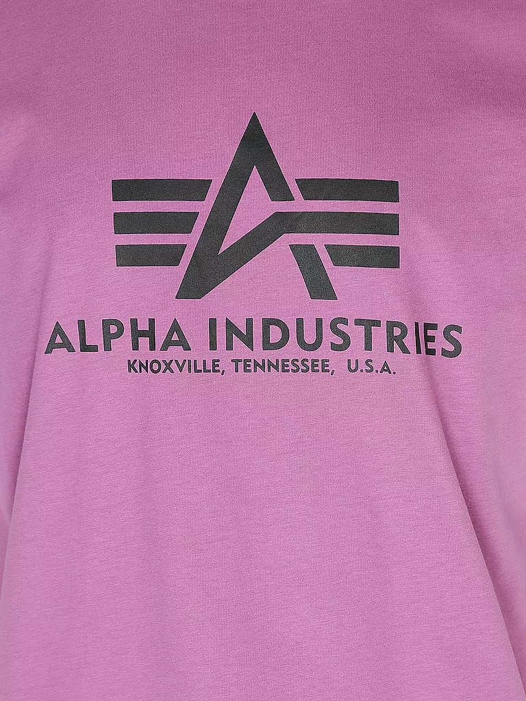 ALPHA INDUSTRIES | T-Shirt  | lila