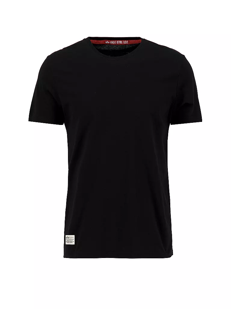 ALPHA INDUSTRIES | T-Shirt DRAGON EMB T | schwarz