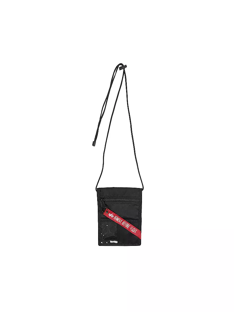 ALPHA INDUSTRIES | Tasche - Crew Pouch Bag | schwarz