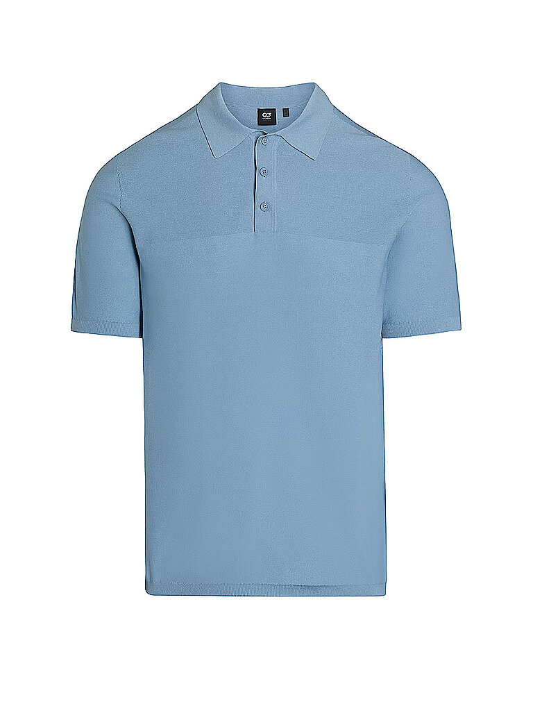 Strickpoloshirt FENZI hellblau XL herren